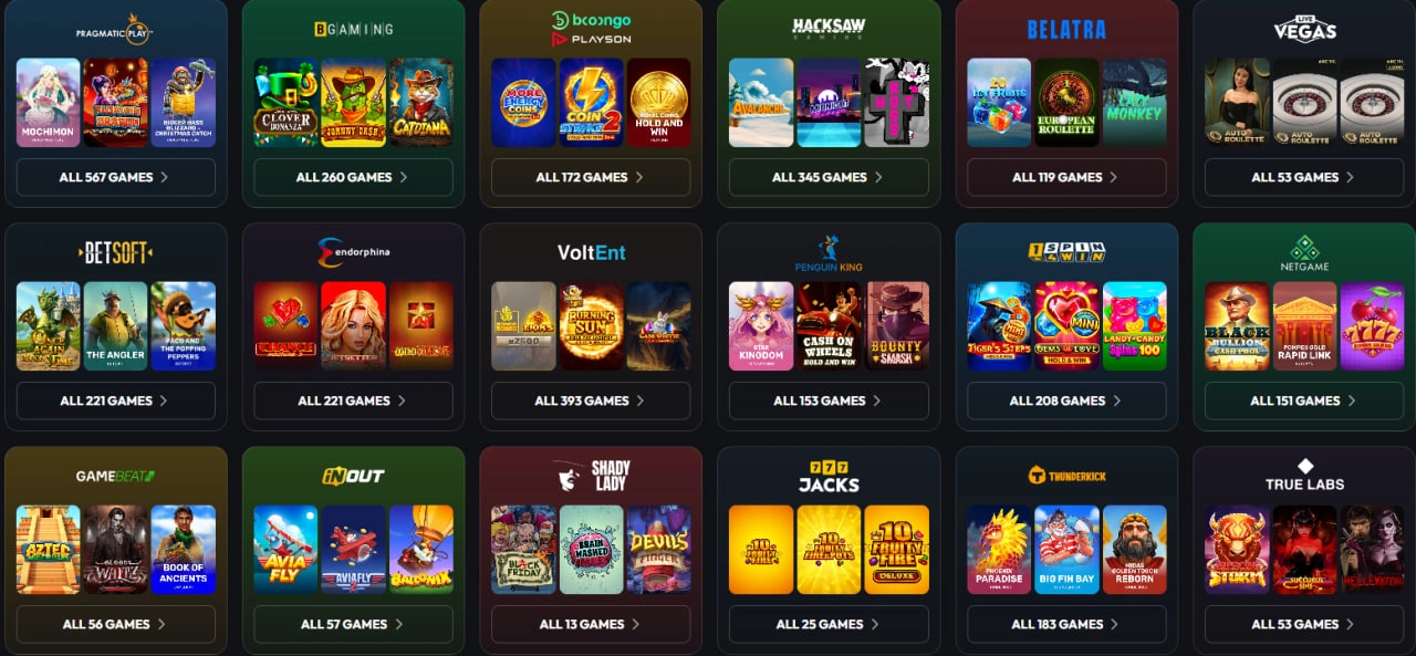 7gear casino providers
